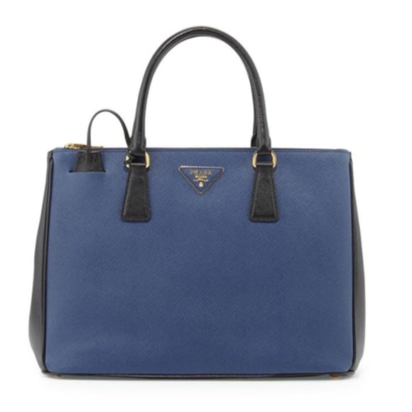 Prada Tote - Saffiano Lux Bicolor Double-Zip - Picture 1 of 9